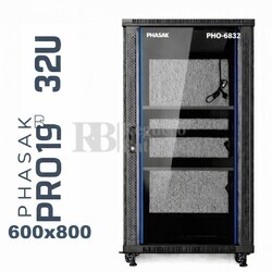 Armario Rack 32U 600x800 | Phasak Pro PHO-6832 19 In